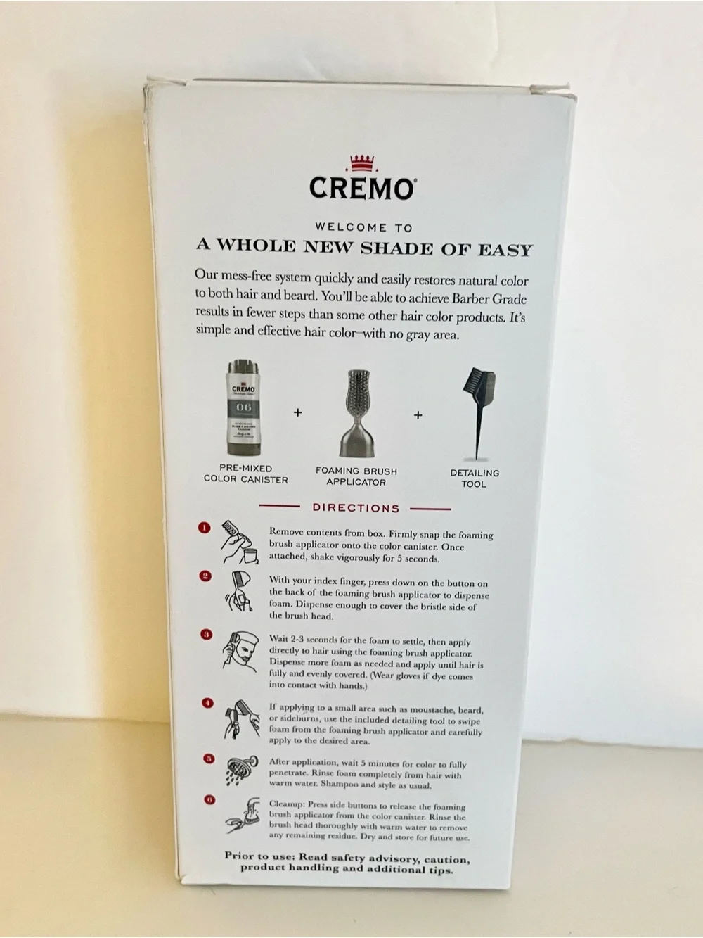 Cremo Light Brown No-Mix Hair & Beard Color - 06